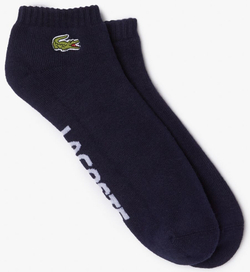 Теннисные носки Lacoste SPORT Branded Stretch Cotton Low-Cut Socks 1P - небесный