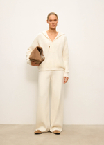 Джемпер с застёжкой TATUM, молочный