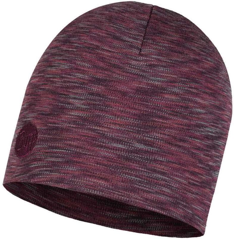 Теплая шерстяная шапка Buff Hat Wool Heavyweight Shale Grey Multi Stripes Фото 1