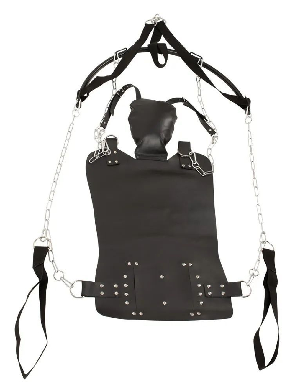 Секс-качели с лежаком и подголовником Sex Swing (Цвет: черный)