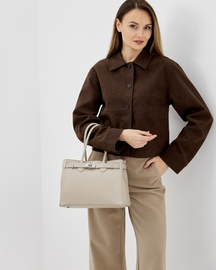 Сумка 671 03 серый светлый