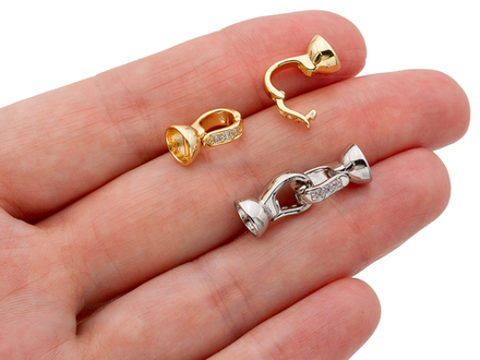 Замок для украшений со стразами