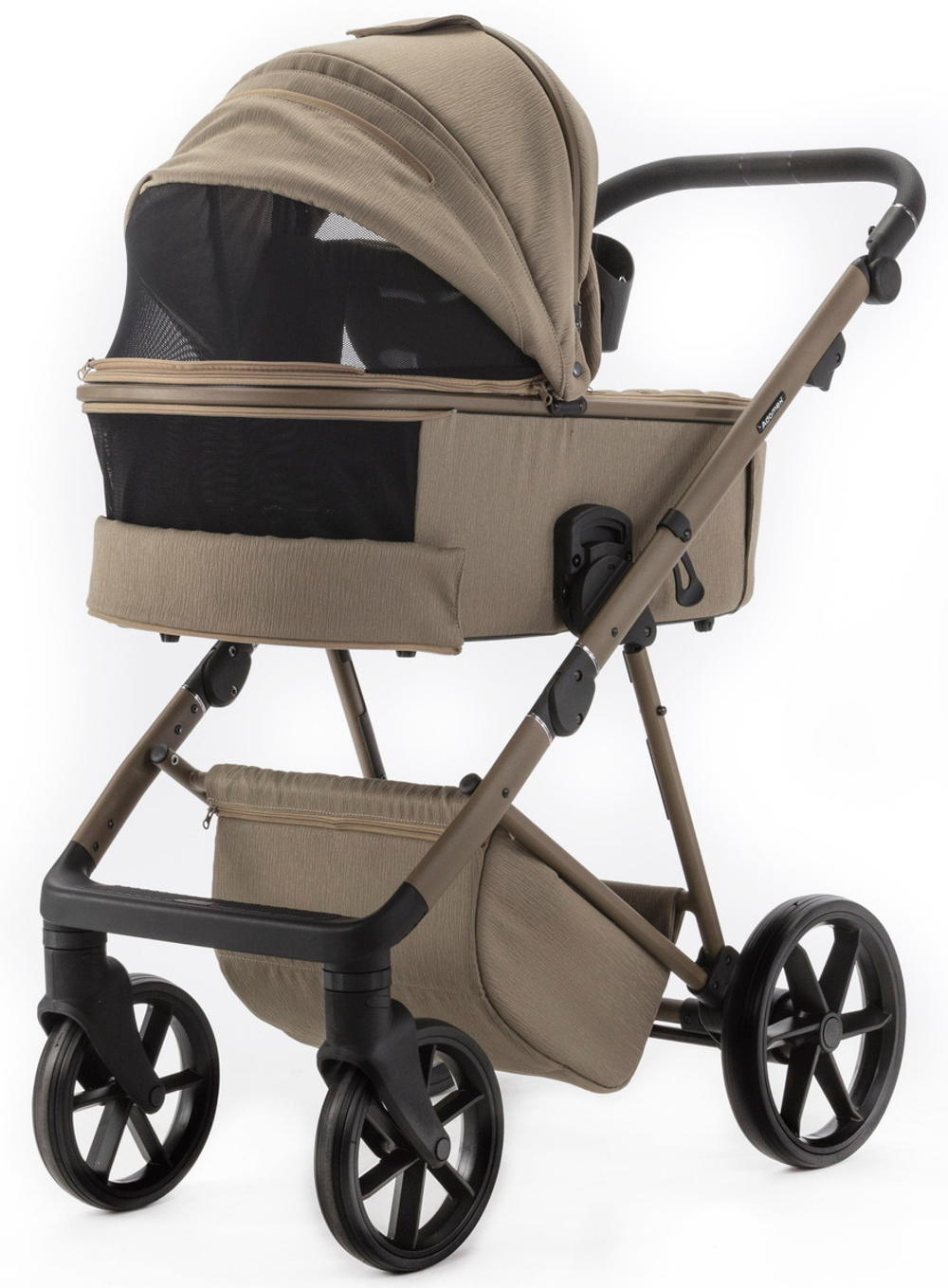 Детская коляска Adamex Delta Natura 3 в 1 DN-6-TAUPE (СЕРО-БЕЖЕВЫЙ)