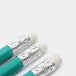 Набор черных простых заточенных карандашей, 12 шт, с ластиком, MC-Basir, пластиковые обычные чернографитные карандаши для начинающих, HB (твердо-мягкий), графитовые серые для школы