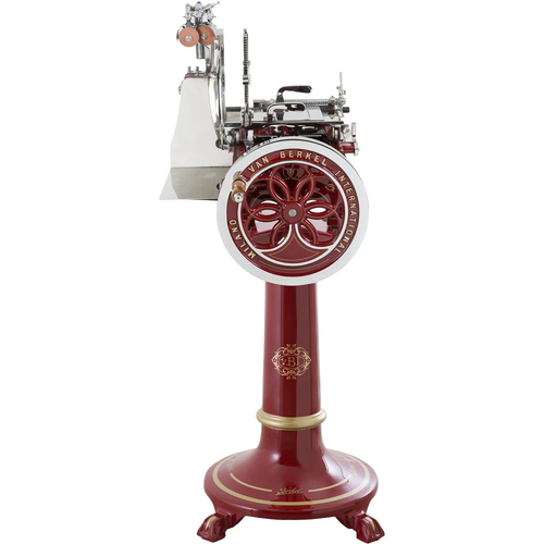 Слайсер Berkel Flywheel (Volano) L16 красный на подставке