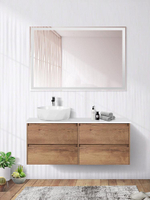 Мебель для ванной комнаты со столешницей BelBagno KRAFT-1200 Rovere Tabacco