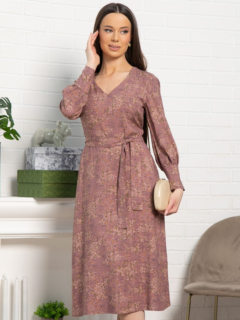 Платье Парижанка (чайная роза) П15231-10М LT Collection