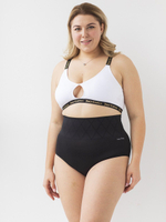 Набор из 2 бесшовных утягивающих трусиков (Размер: S) (Цвет: черный с бежевым)