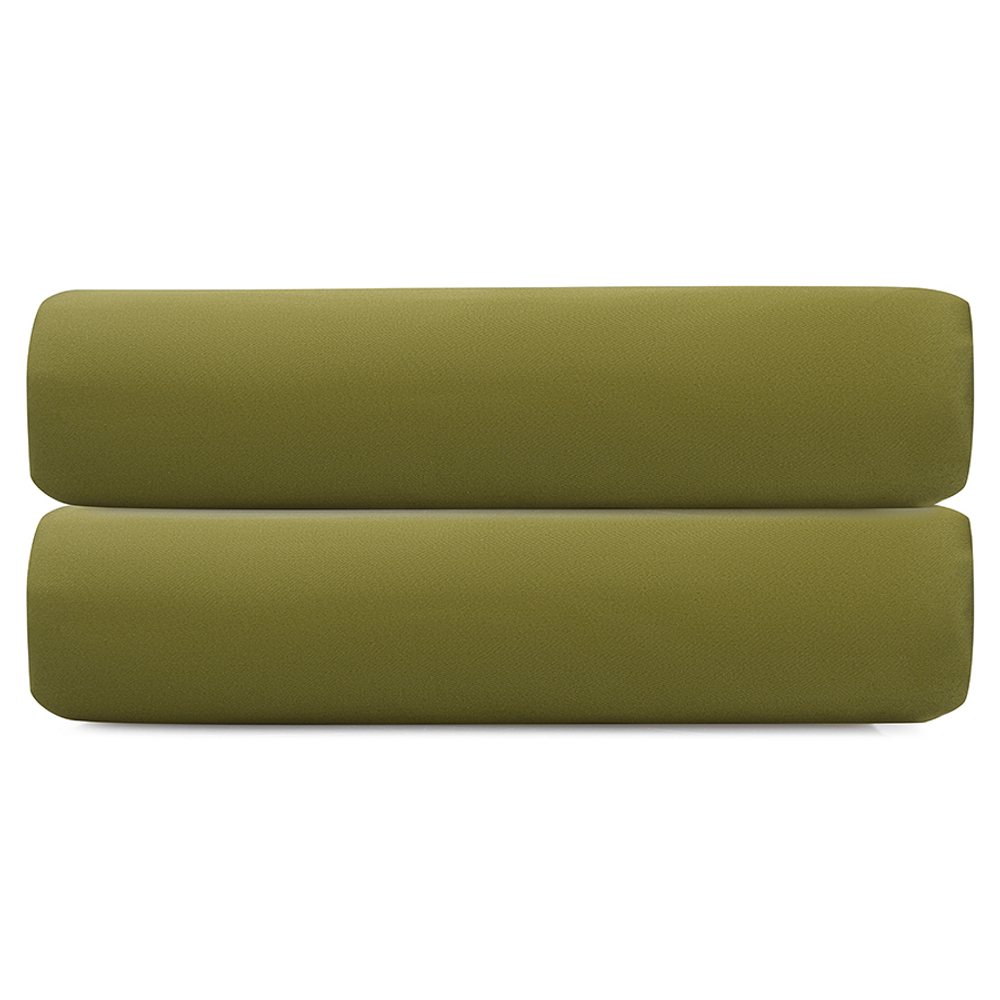Простыня на резинке 180х200х30см Tkano Essential оливковая
