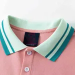 Поло Ymkashix пыльно-розовое