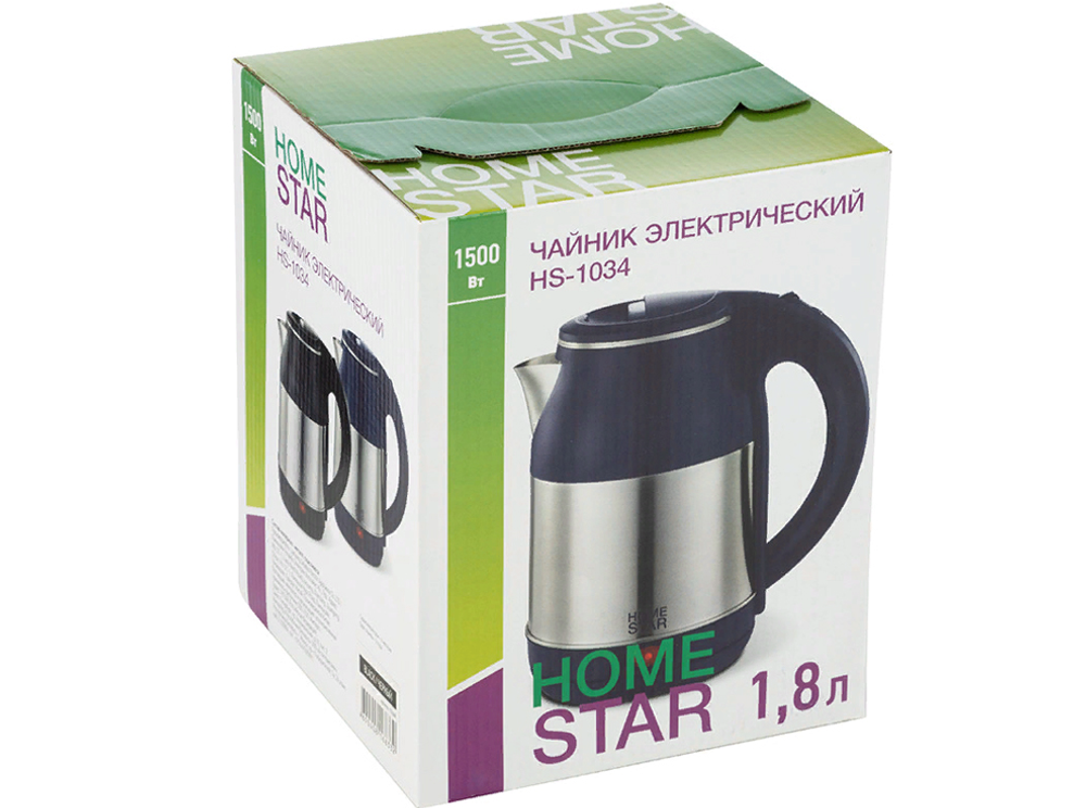 Чайник Homestar HS-1034 сталь Blue