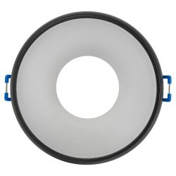 Встраиваемый светильник декоративный ЭРА DK100 BK MR16 GU5.3 черный | Декоративные встраиваемые светильники