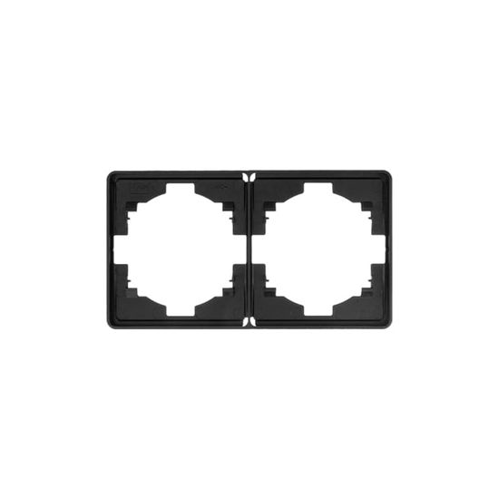 Рамка ROUND 2-постовая оникс KRANZ