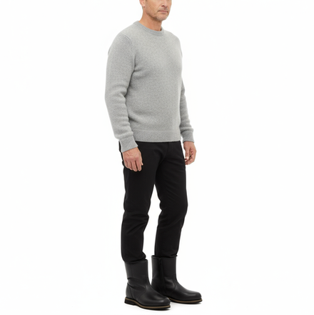 Унты укороченные мужские из кожи теленка