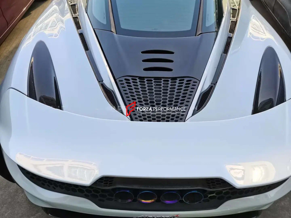 Карбоновая крышка двигателя для McLaren 720S Coupe 2017-2023 в стиле 765LT МакЛарен тюнинг