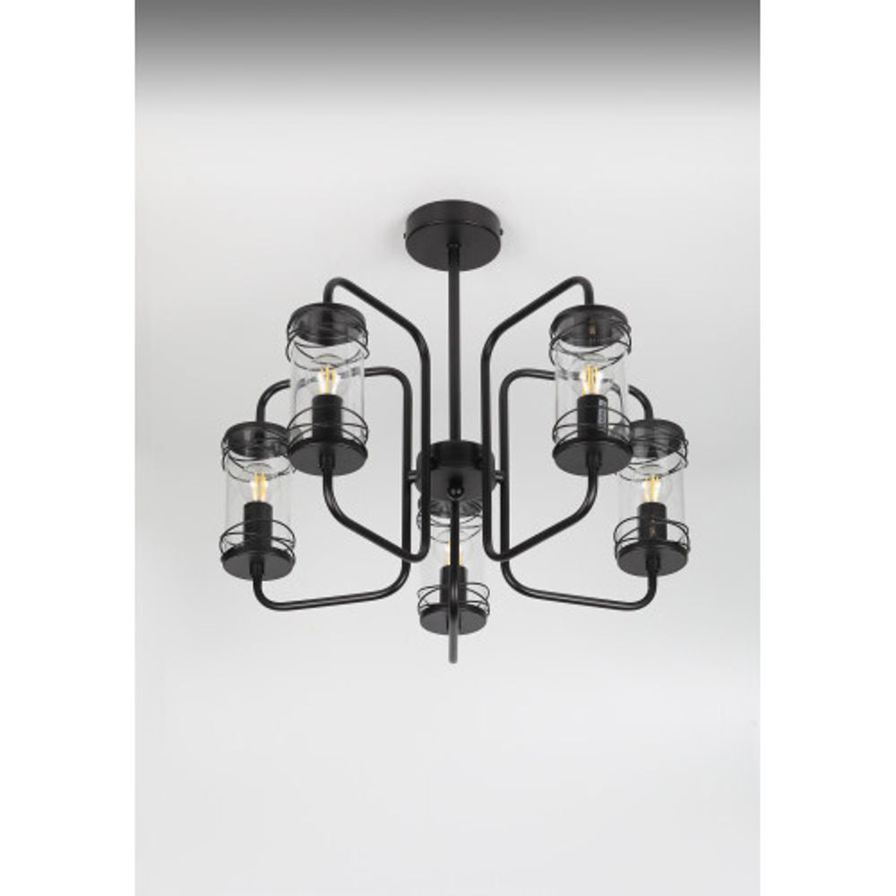 Люстра Rivoli Akanta 5061-305 5 х E14 40 Вт лофт - кантри | Rivoli