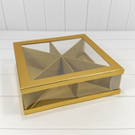 Коробка сборная 35х35х10 см (Золотой)