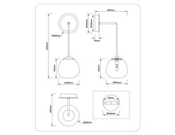 Ambrella Настенный светильник со сменной лампой Modern LH51005