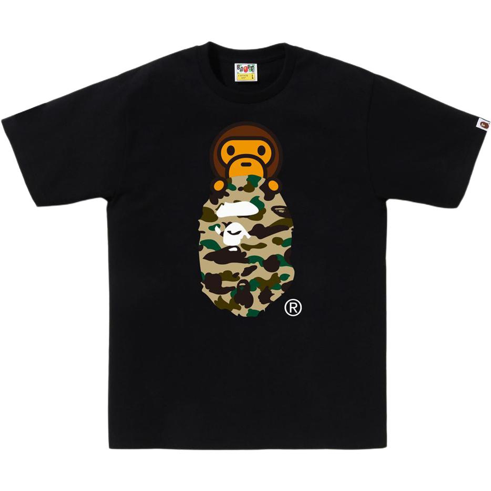 A Bathing Ape 1st Camo Milo On Ape Head Tee
