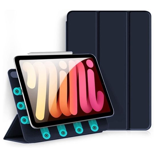 Чехол книжка Gurdini для iPad Mini 6 Magnet Smart Темно-синий