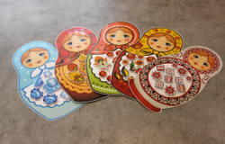 Игра на липучках "Укрась матрёшку"
