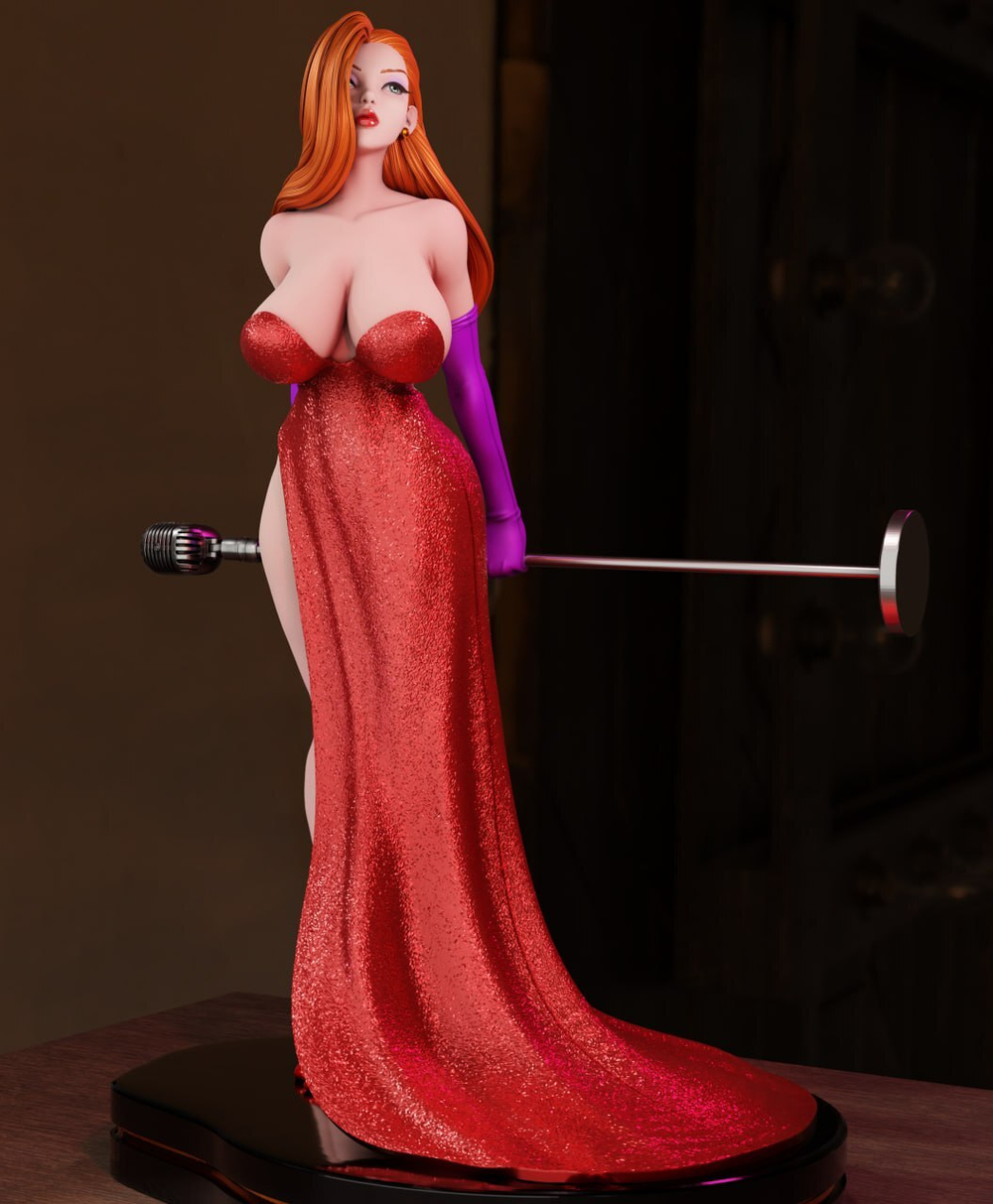 Джессика Рэббит Кто подставил кролика Роджера Фигурка Jessica Rabbit Who Framed Roger Rabbit?