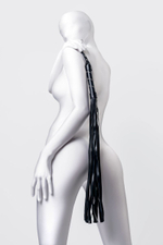 Черный флоггер Anonymo - 64 см. (Цвет: черный)