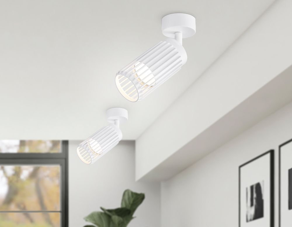 Ambrella Накладной поворотный спот со сменной лампой GU10 Techno family TN51677