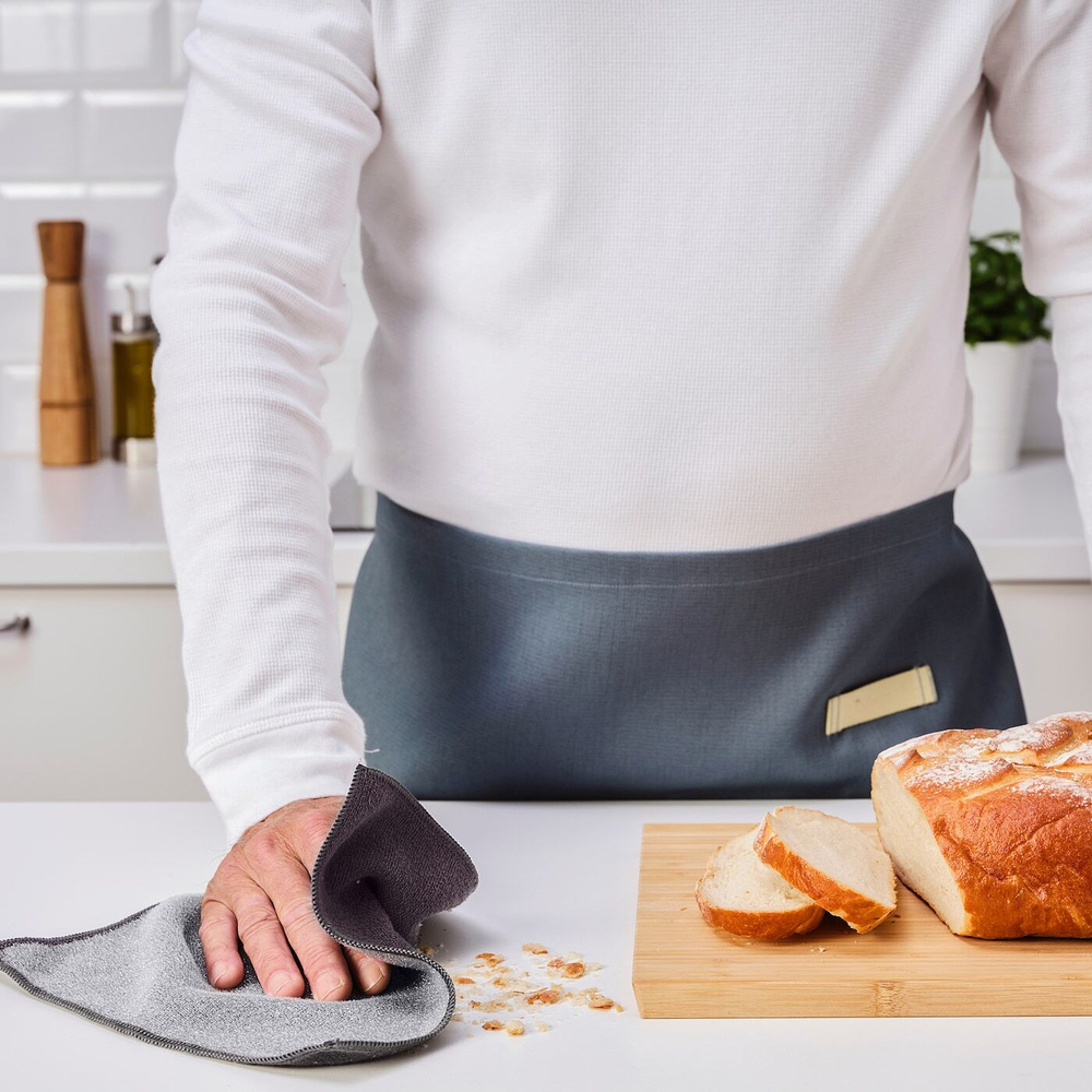 Тряпка для посуды IKEA RINNIG (РИННИГ), Коричневый, 25х25 см