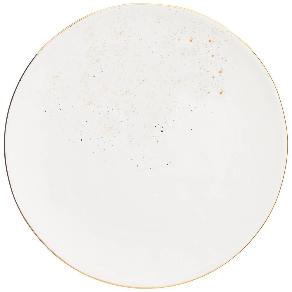 ТАРЕЛКА ЗАКУСОЧНАЯ BRONCO "GOLD" 22 СМ (КОР=24ШТ.)