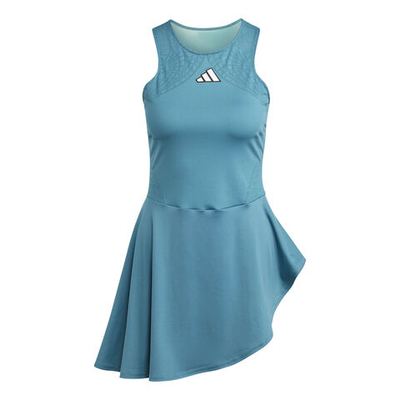 Женская теннисное платье adidas Pro Dress Women - Petrol, Neon Yellow