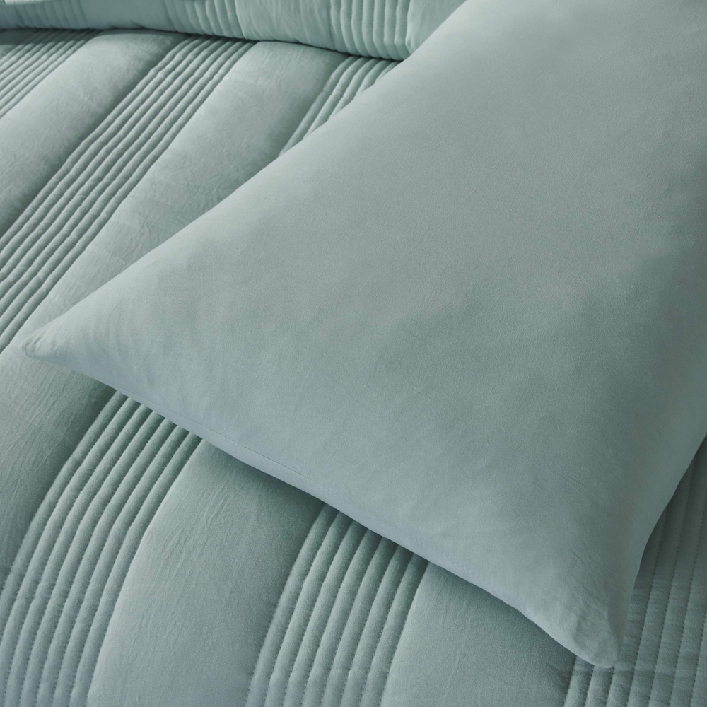 Покрывало 160х220 и наволочка 50х70 Sofi De MarkO Саломея зеленое