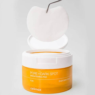 Celimax Pore+Dark Spot Brightening Pad 40pads Тонер-пэды для выравнивания тона и рельефа кожи 40 шт