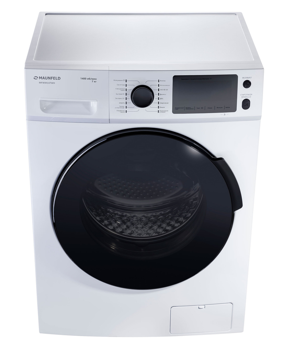 Стиральная машина c инвертором и паром MAUNFELD MFWM147WH фото 3