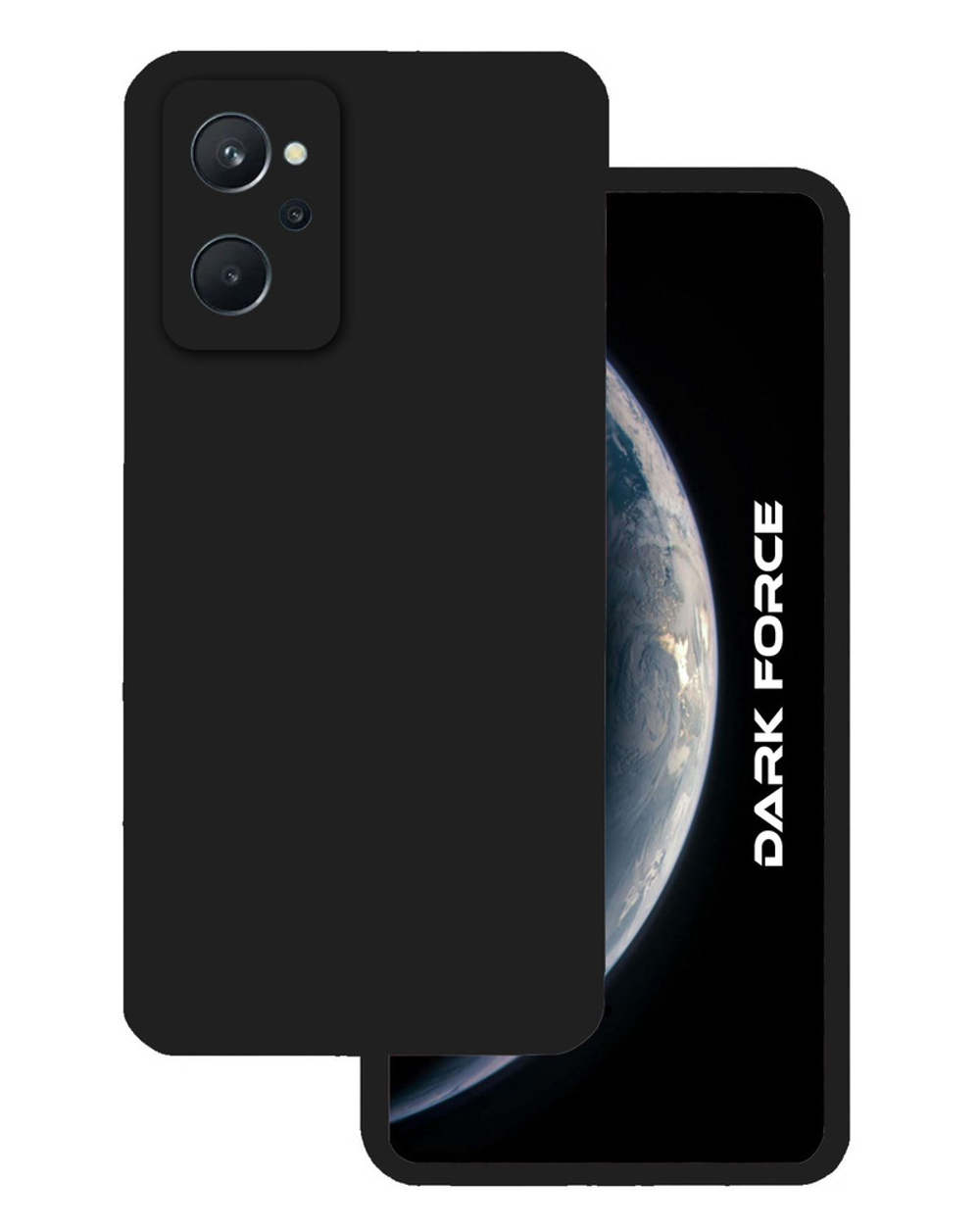 Накладка Realme 9i силикон черный