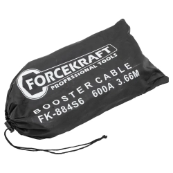Стартовые провода 600 Aмпер,3м (морозостойкая изоляция), в чехле FORCEKRAFT FK-884S6