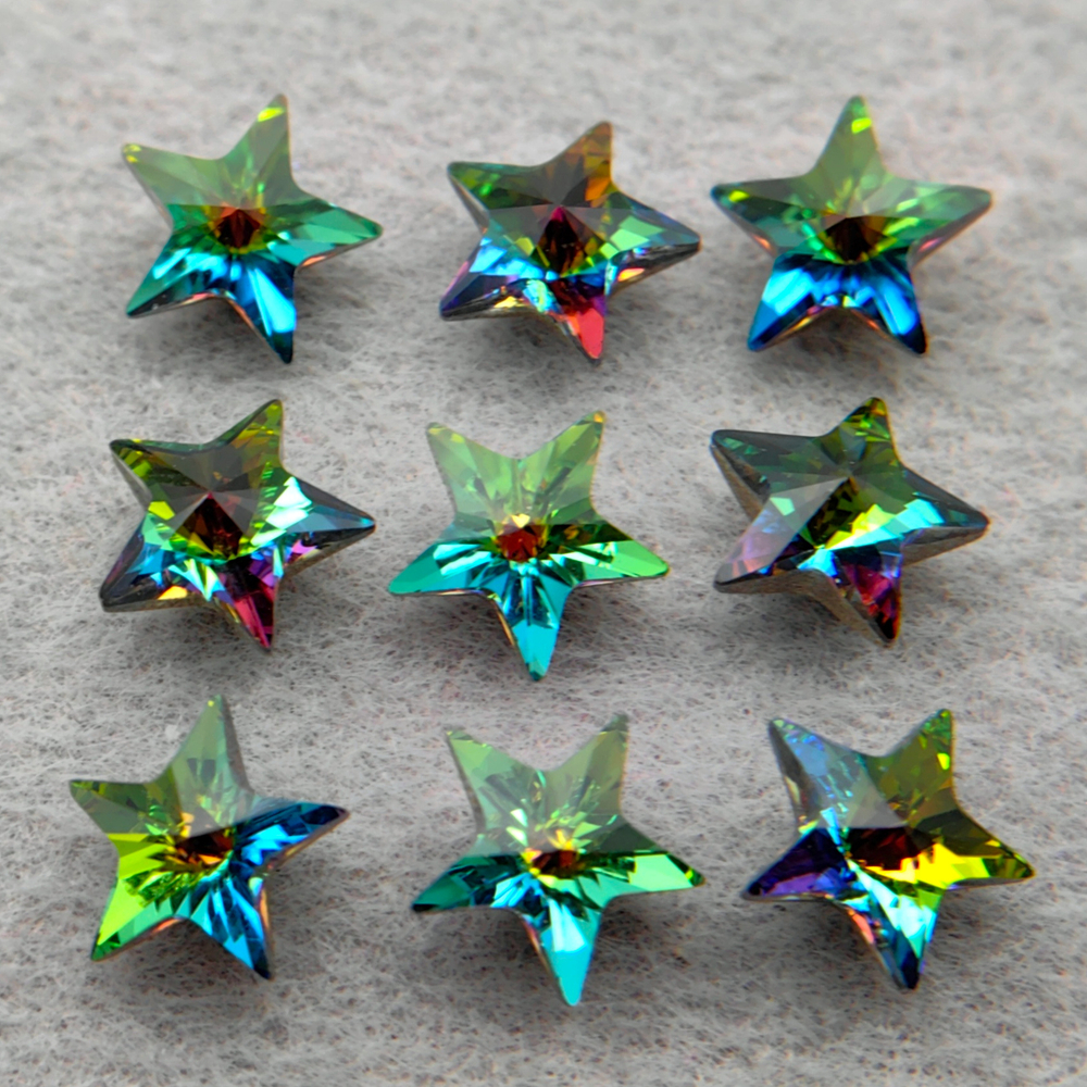 Swarovski 4547 Rivoli Star, Crystal Vitrail Medium F