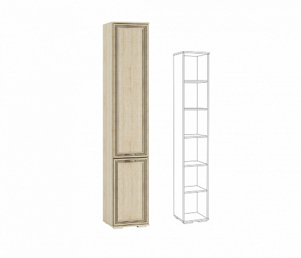 ЛШ-1 Пенал с полками Ливорно, Сонома