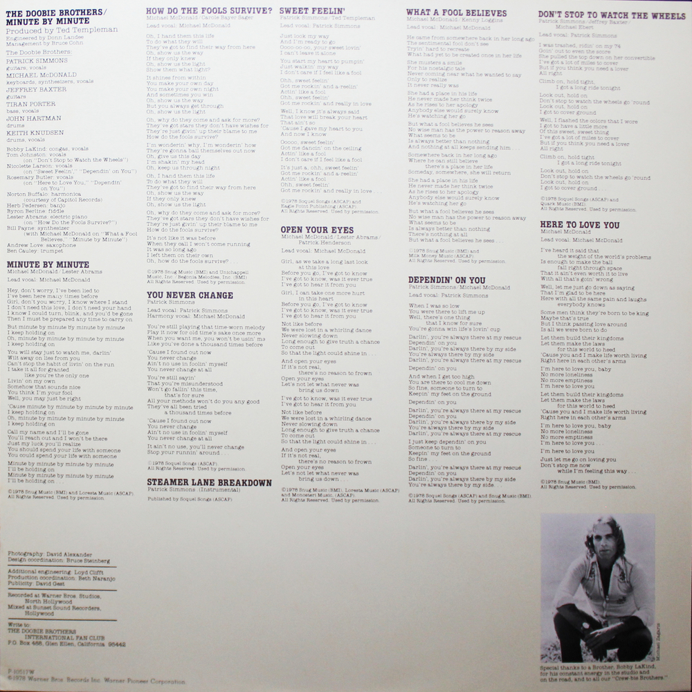 The Doobie Brothers / Minute By Minute (LP)