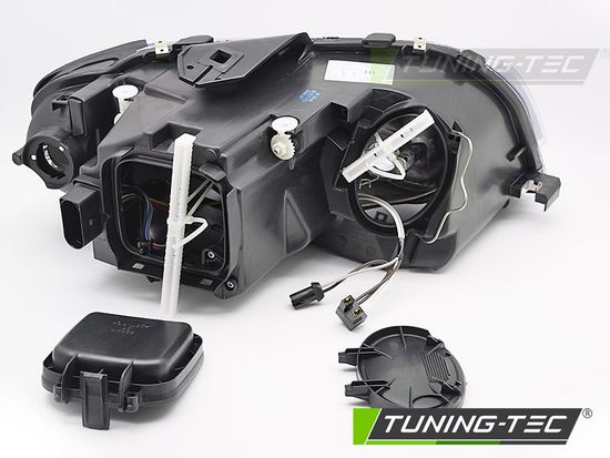 HEADLIGHT BLACK LEFT SIDE TYC fits AUDI A3 8P 03-08