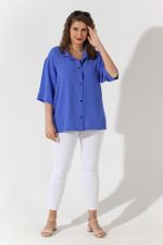 Блуза Жаркий сезон-1 Виотекс СИНИЙ