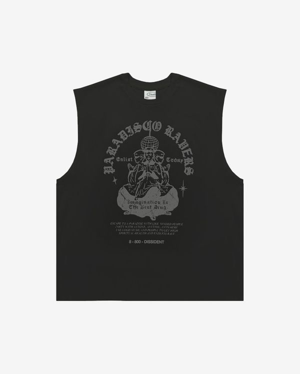 Майка Paradisco Ravers черная - фото 1