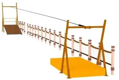 Детский троллей для помещений 15 м