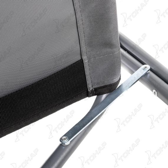 Кресло директорское с отк.стол 200 кг, поворотная спинка, серый/красн/черн (T-N-DC-07Т-PS-GRD) NISUS