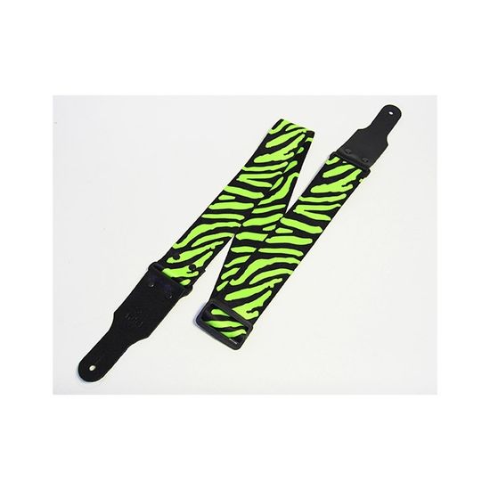 FL40205PA PolyArt Ремень для гитары, полиэфир, неоновый хищник, Fidel