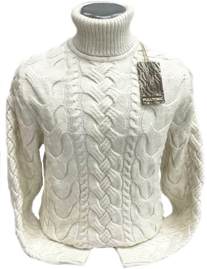 Pulltonic из шерсти и кашемира "Наши узоры" размеры (46-52)