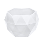 Кашпо "Топаз" (1,2л.) Цв. Белый