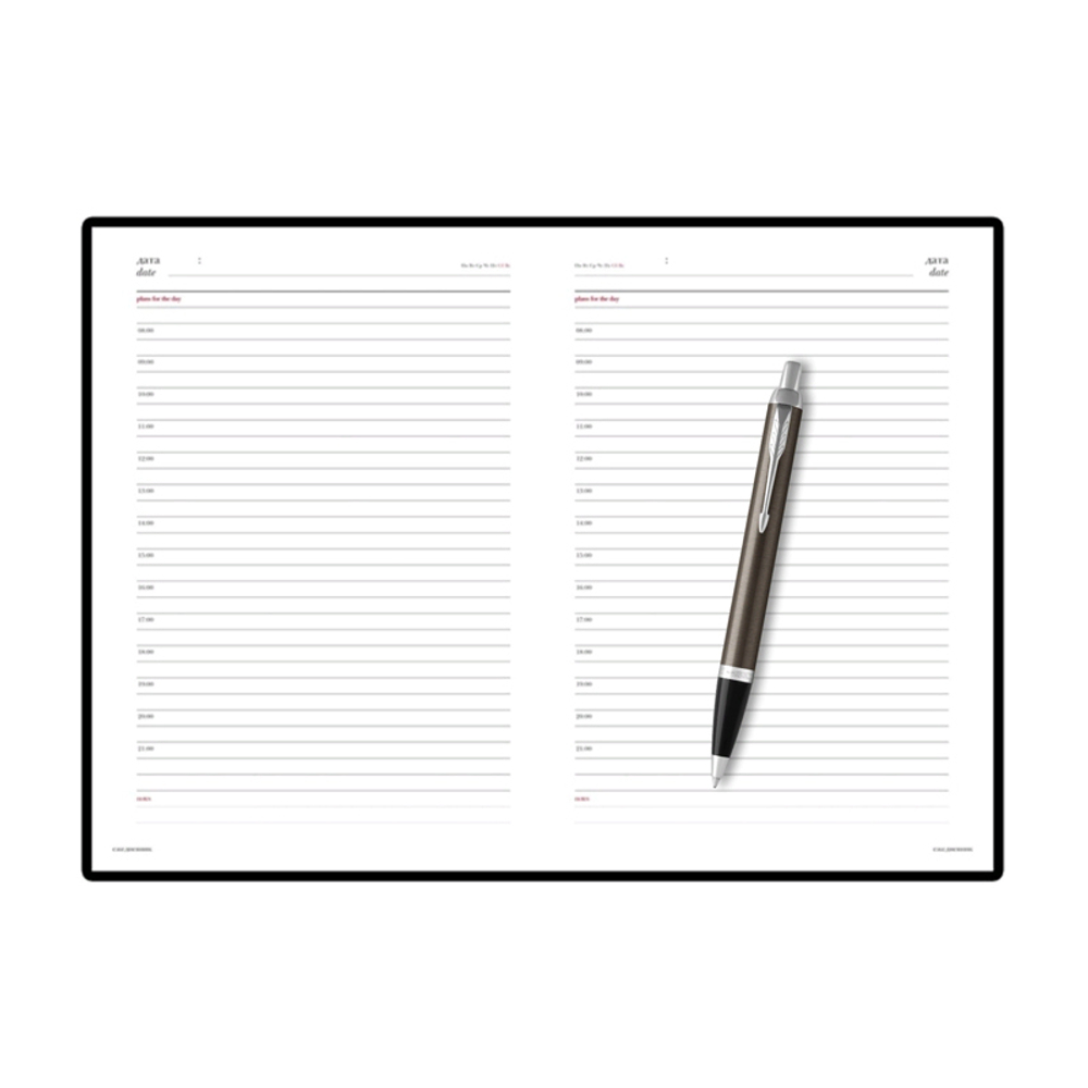 Подарочный набор - Parker IM, шариковая ручка + ежедневник