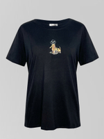 Футболка девушка с котом