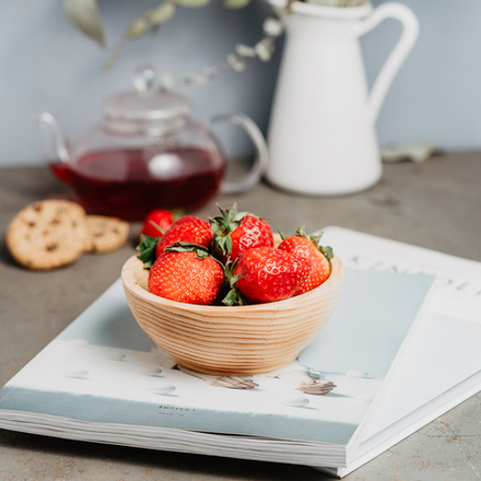 Деревянная тарелка Art of Siberia сибирский кедр 12,5см. T90